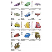 Collection 13 Disney Cars Embroidery Designs 01
